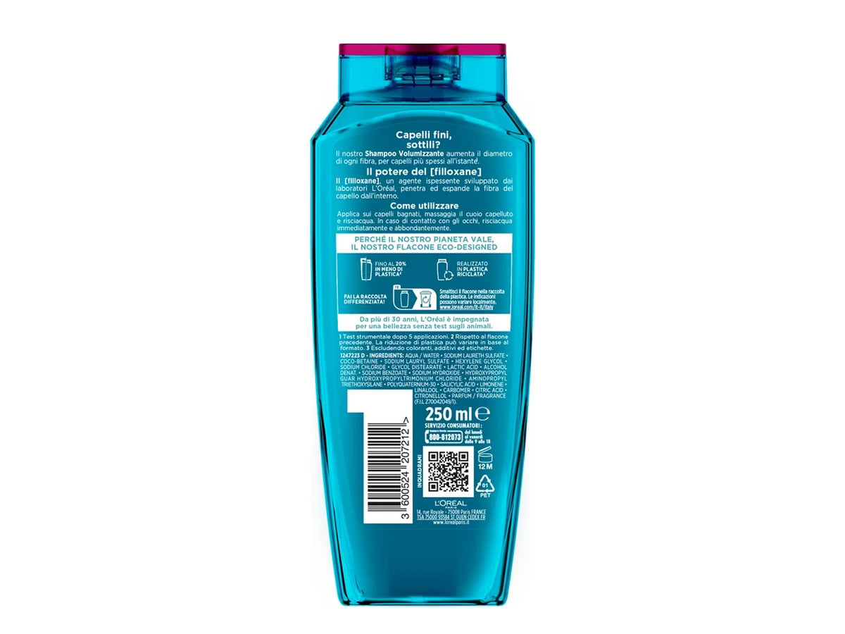 Loreal Elvive Fibralogy Volumizza Shampoo 250ml