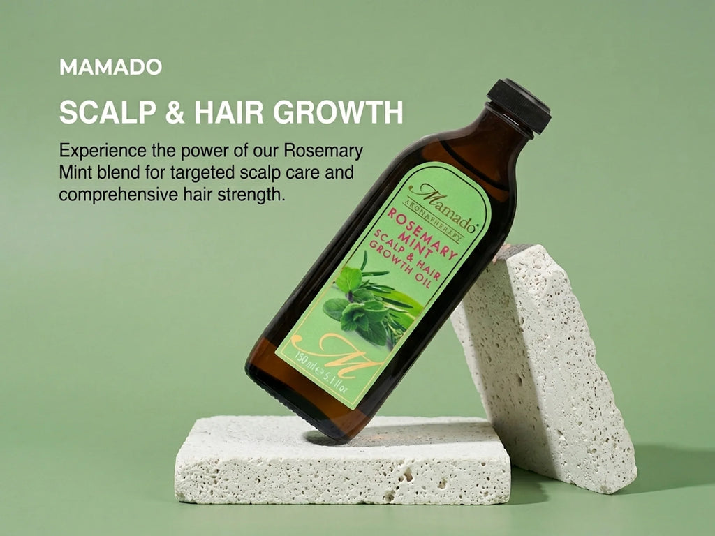 Mamado Rosemary Mint Scalp and Hair Growth Oil 150ml