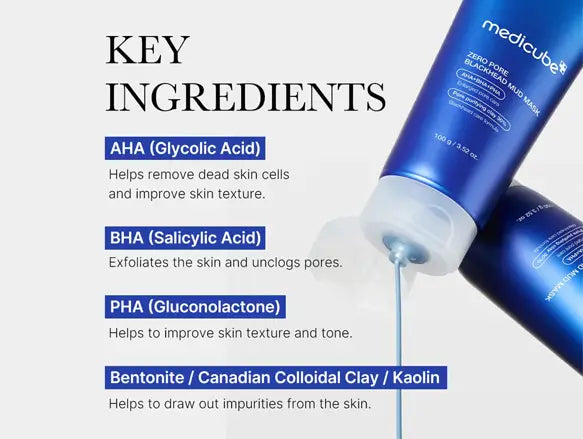 Medicube Zero Pore Blackhead Mud Mask 100g - Sliczny UAE