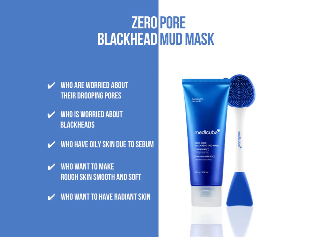 Medicube Zero Pore Blackhead Mud Mask 100g