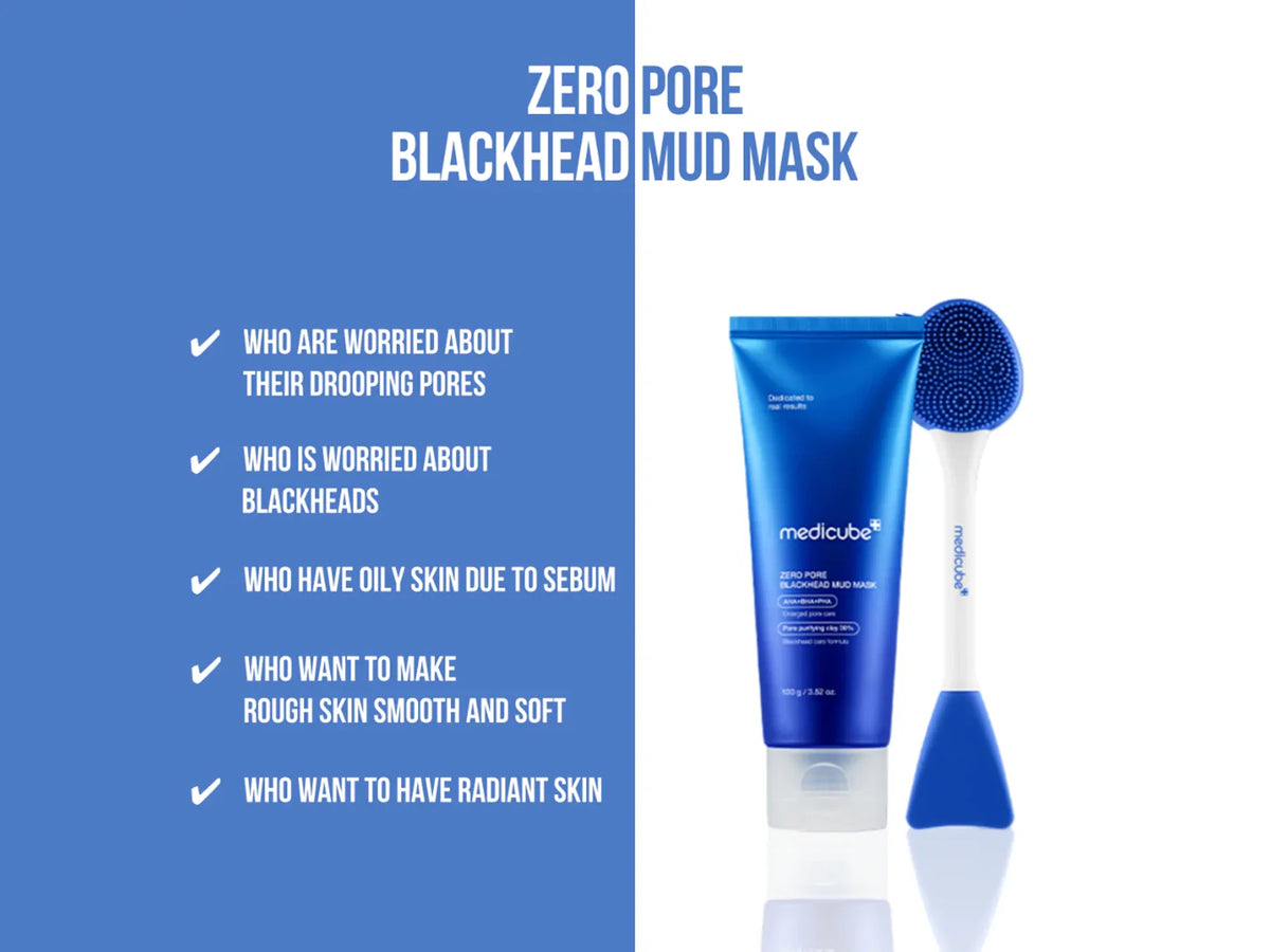 Medicube Zero Pore Blackhead Mud Mask 100g