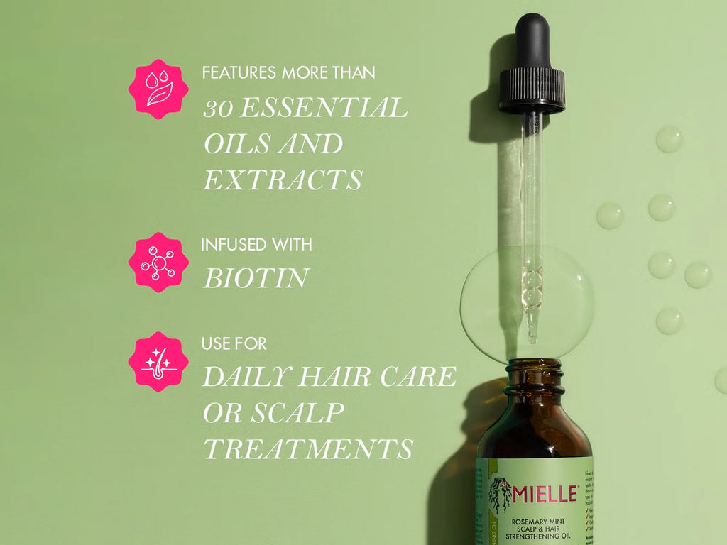 Mielle Rosemary Mint Scalp and Hair Strengthening Oil 59ml