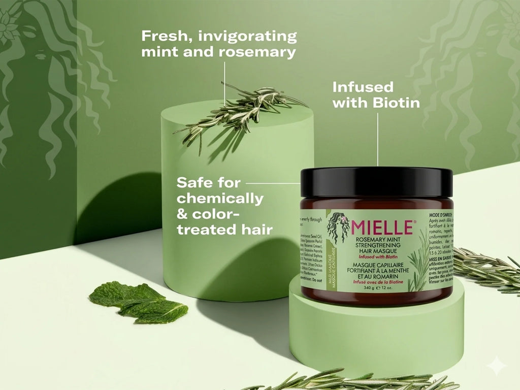 Mielle Rosemary Mint Strengthening Hair Masque 340g