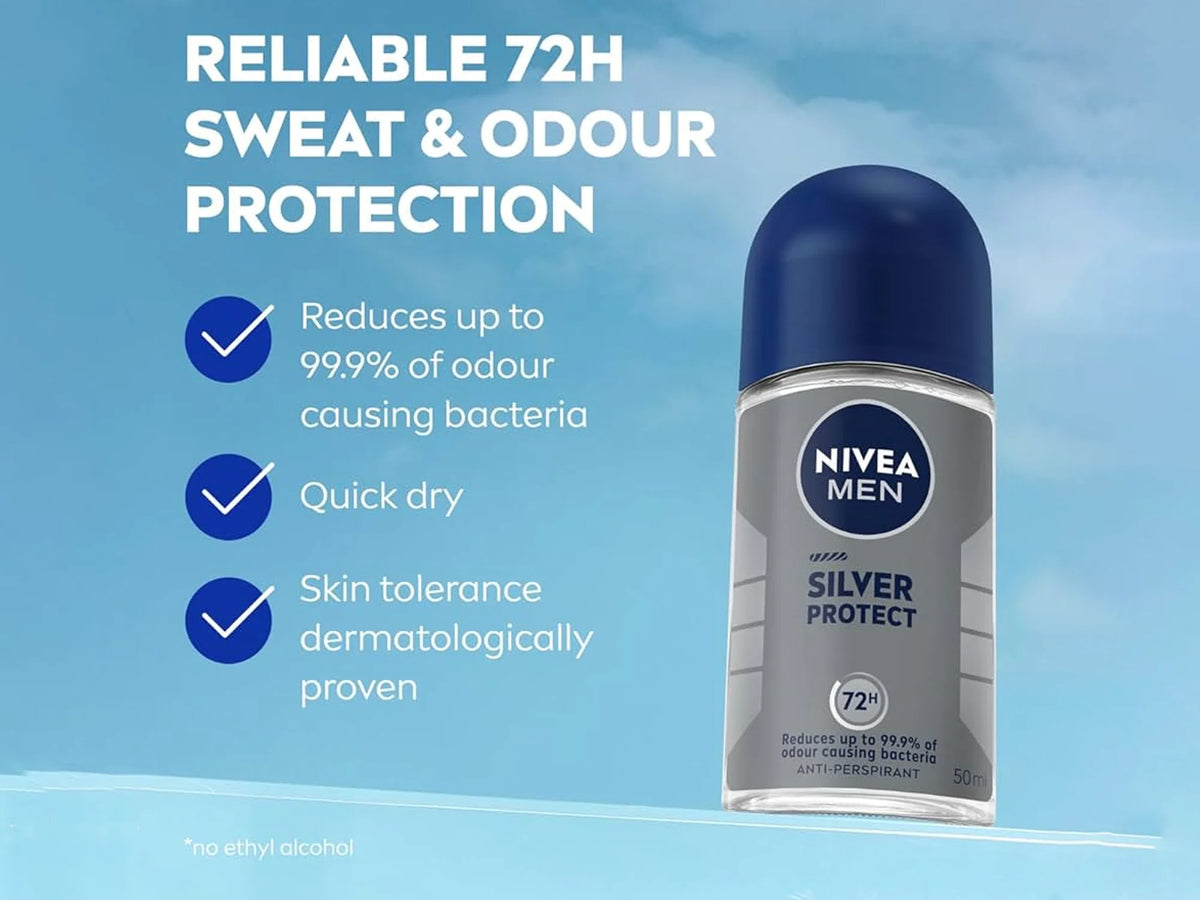 Nivea Men Silver Protect Anti Perspirant 50ml - Sliczny UAE