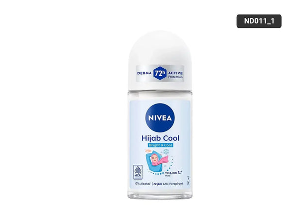 Nivea Brightening Hijab Cool Deodorant Roll On 50ml