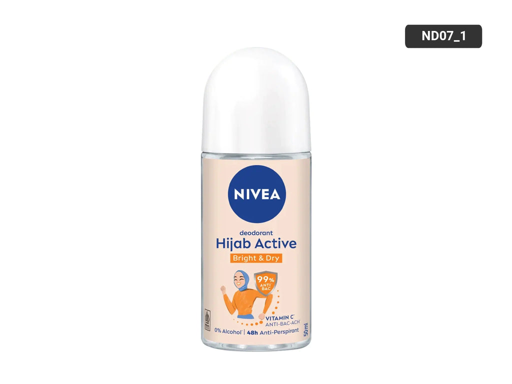 Nivea Hijab Active Bright & Dry Roll On Deodorant 50ml