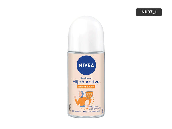 Nivea Hijab Active Bright & Dry Roll On Deodorant 50ml
