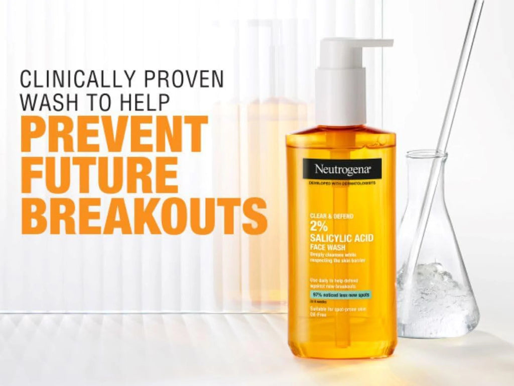 Neutrogena Clear and Defend Facial Wash 200ml - Sliczny UAE