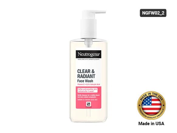 Neutrogena Clear & Radiant Face Wash 200ml - USA