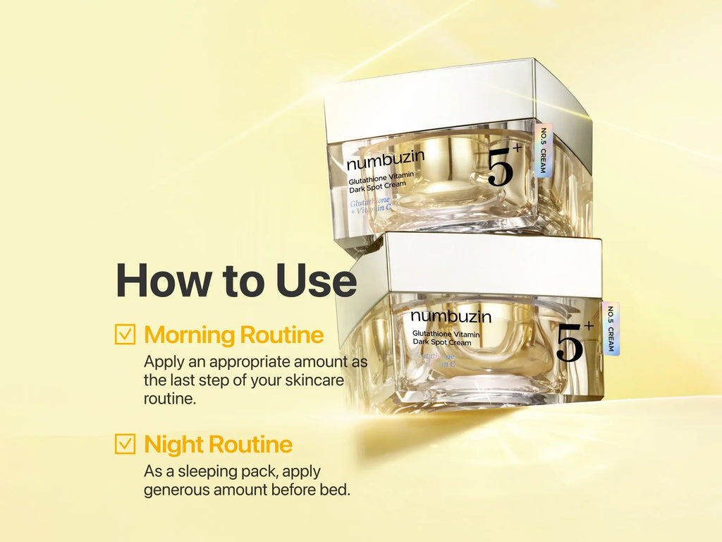 Numbuzin No 5+ Glutathione Vitamin Dark Spot Cream 50ml