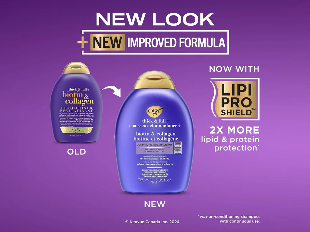 OGX Biotin and Collagen Conditioner 385ml