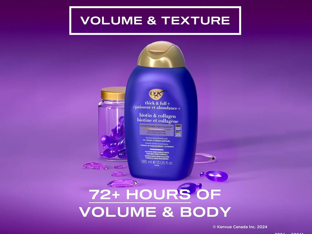 OGX Biotin and Collagen Conditioner 385ml