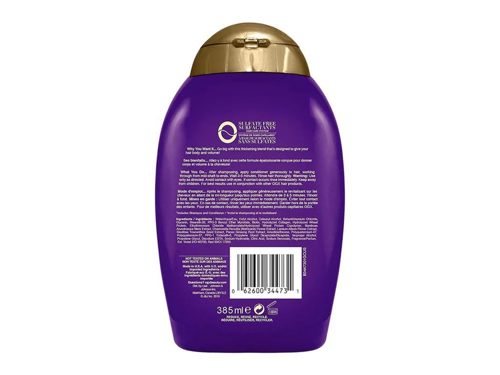 OGX Biotin and Collagen Conditioner 385ml - Sliczny UAE