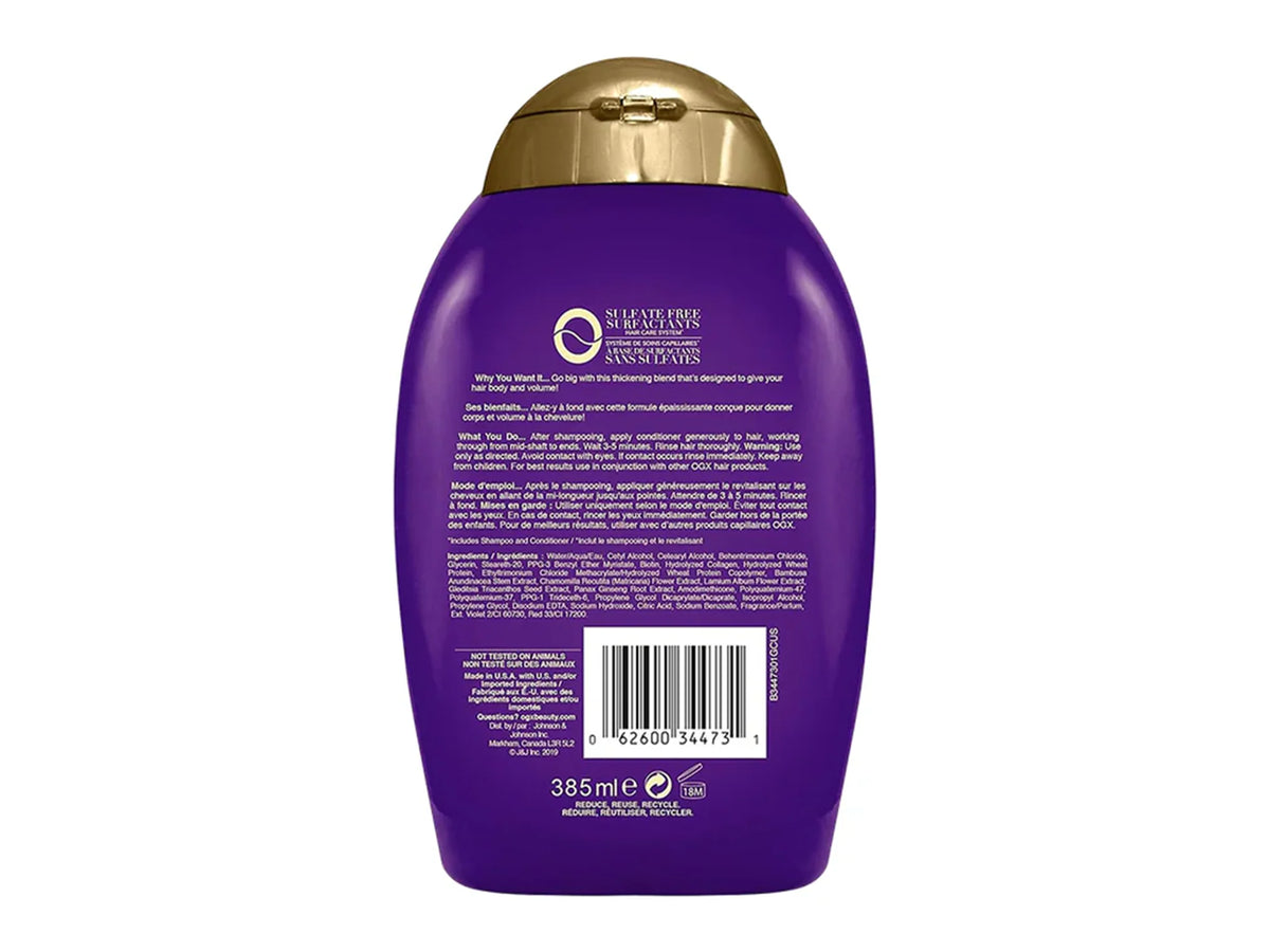 OGX Biotin and Collagen Conditioner 385ml - Sliczny UAE