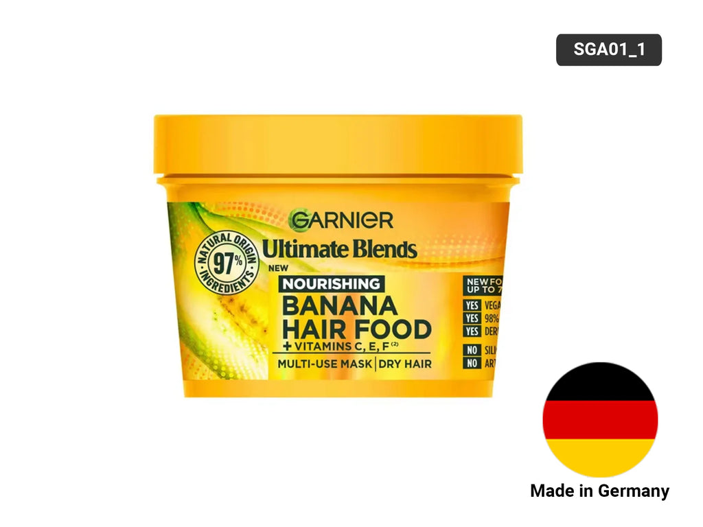Garnier Ultimate Blends Banana 3 in 1 Hair Mask 390ml-Germany