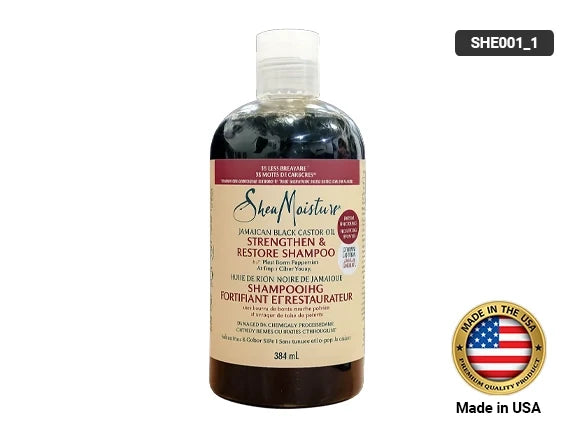 Shea Moisture Jamaican Black Castor Oil Strengthen and Restore Shampoo 384ml