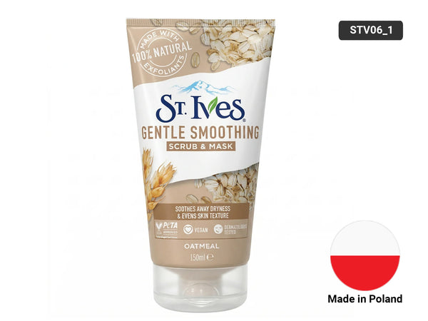 St. Ives Gentle Smoothing Scrub & Mask with oatmeal 150ml