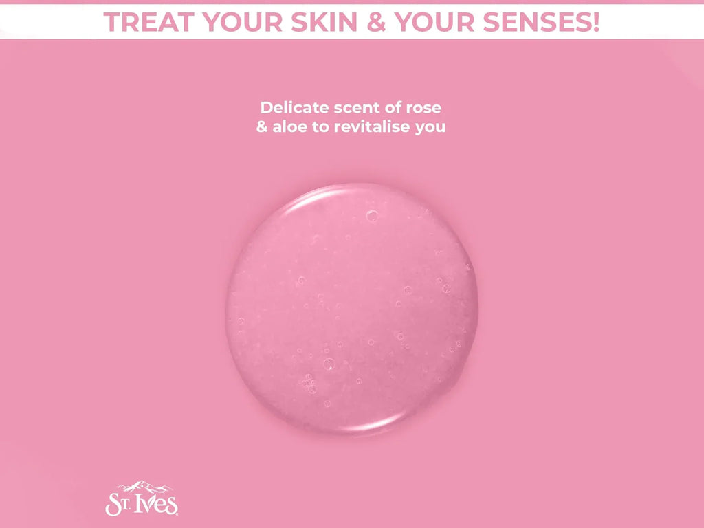 St. Ives Refreshing Body Wash with Rose Water and Aloe Vera 650ml
